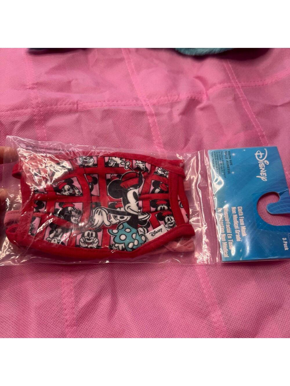 Disney youth size face masks - three pack